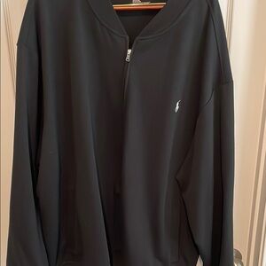 Men's Black Half-Zip Sweater